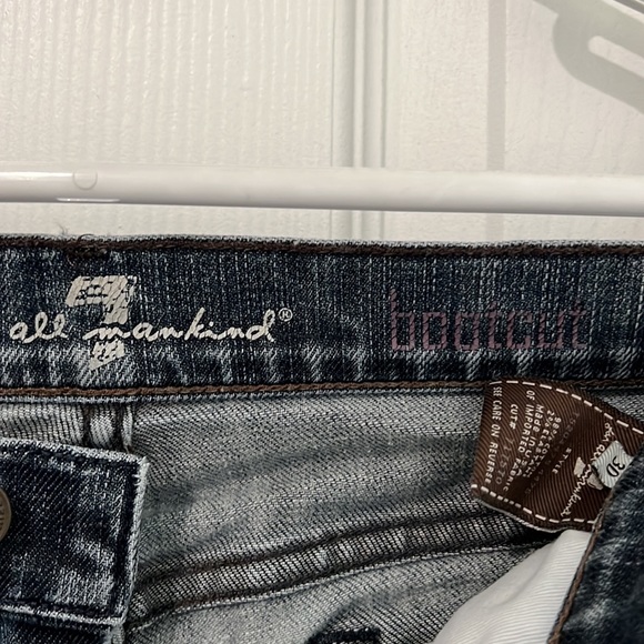 7 for all mankind women’s bootcut destroyed jeans - Picture 6 of 6